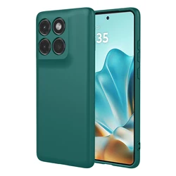 Premium Liquid Silicone Protective Phone Case - Soft Touch and Durable Cover for Motorola Edge 70 Ultra (Dark Green)