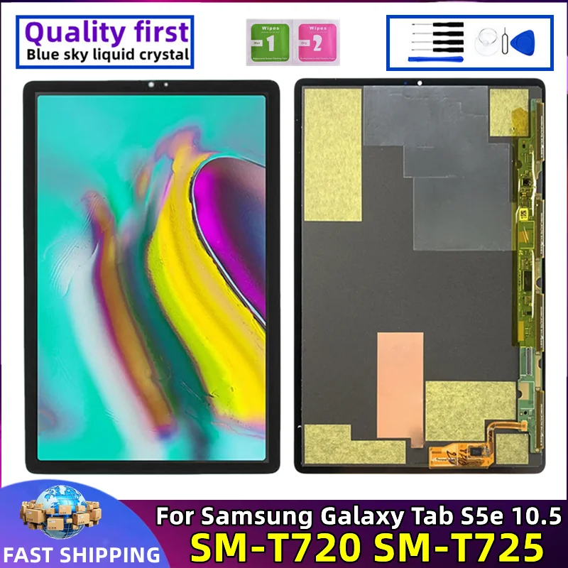 

LCD For Samsung Galaxy Tab S5e 10.5 SM- T720 T725 Original Tablet Display Touch Screen Digitizer Assembly Replacement