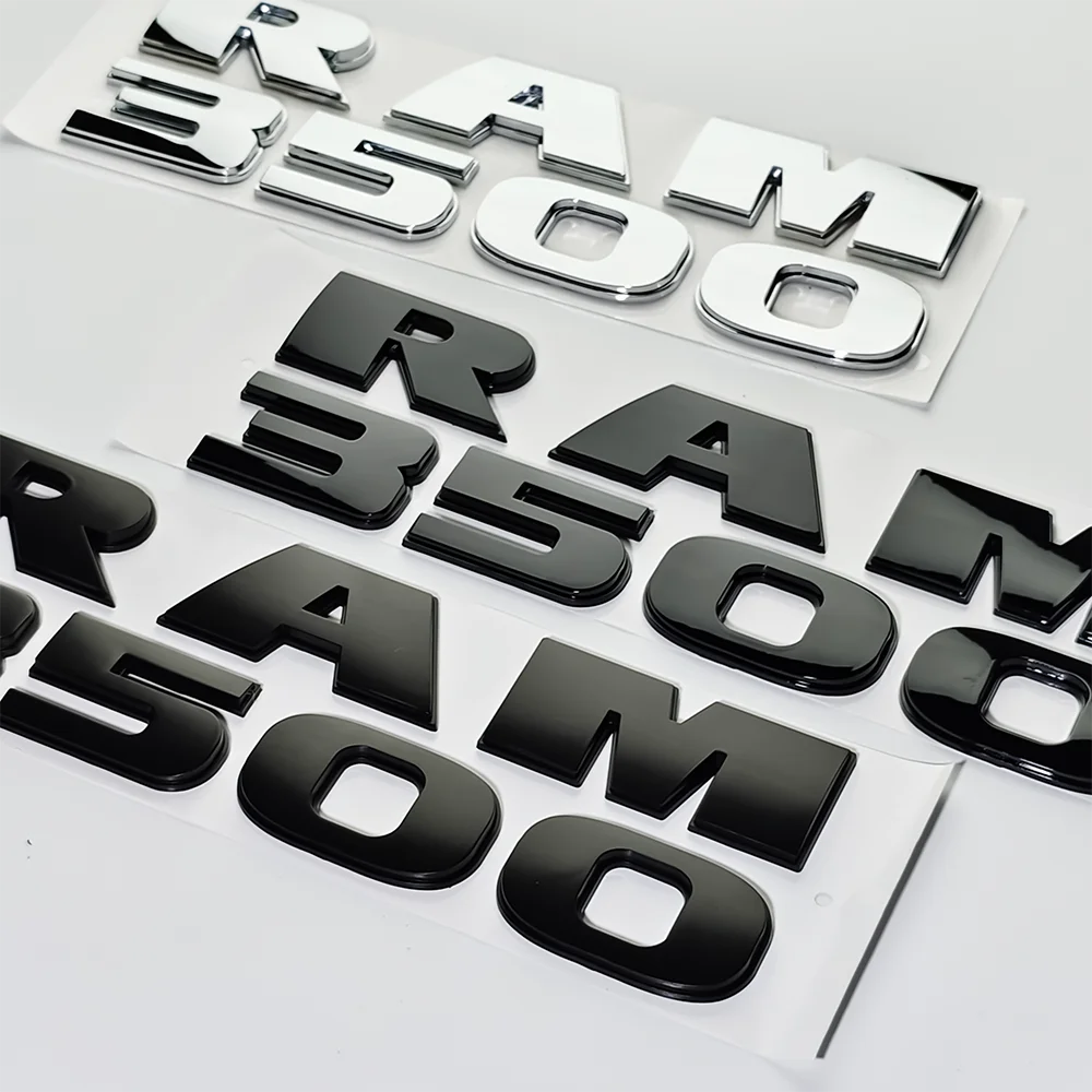 자동차 사이드 문짝 배지 트렁크 스티커, 닷지 RAM 1500 2500 3500 TRX 픽업용 3D 자동차 문자 엠블럼, 자동차 액세서리