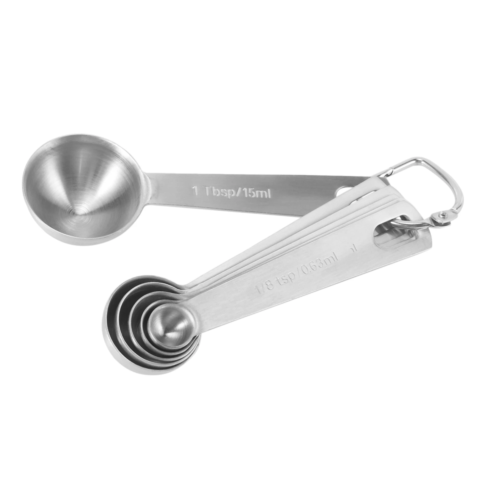 Measuring Spoons - Narrow Stainless Steel Set of 6 (Retail) – VanillaPura