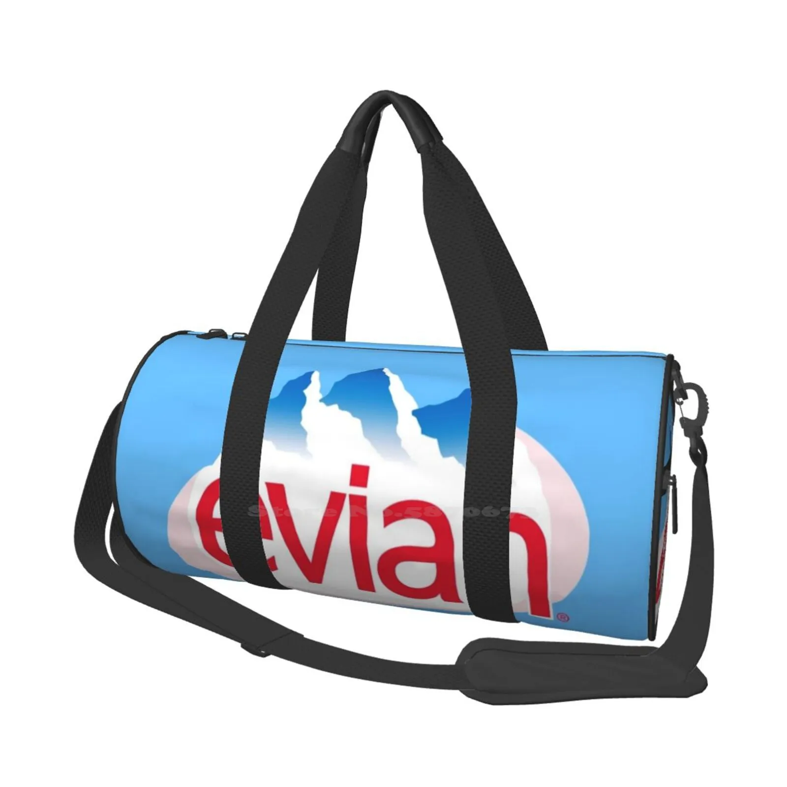 

Evian Shoulder Bag Casual Satchel For Sport Travel School Evian Water Luxury Hidratation Drink