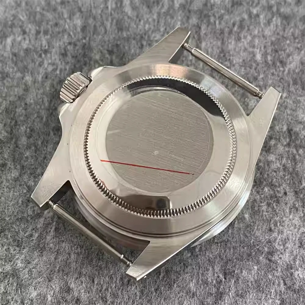 Retro Upgrade Version Convex Sapphire Dome Glass Watch Case, 39.5mm Vintage 120-Click Bezel Case, for NH35 NH36 NH34 Movement