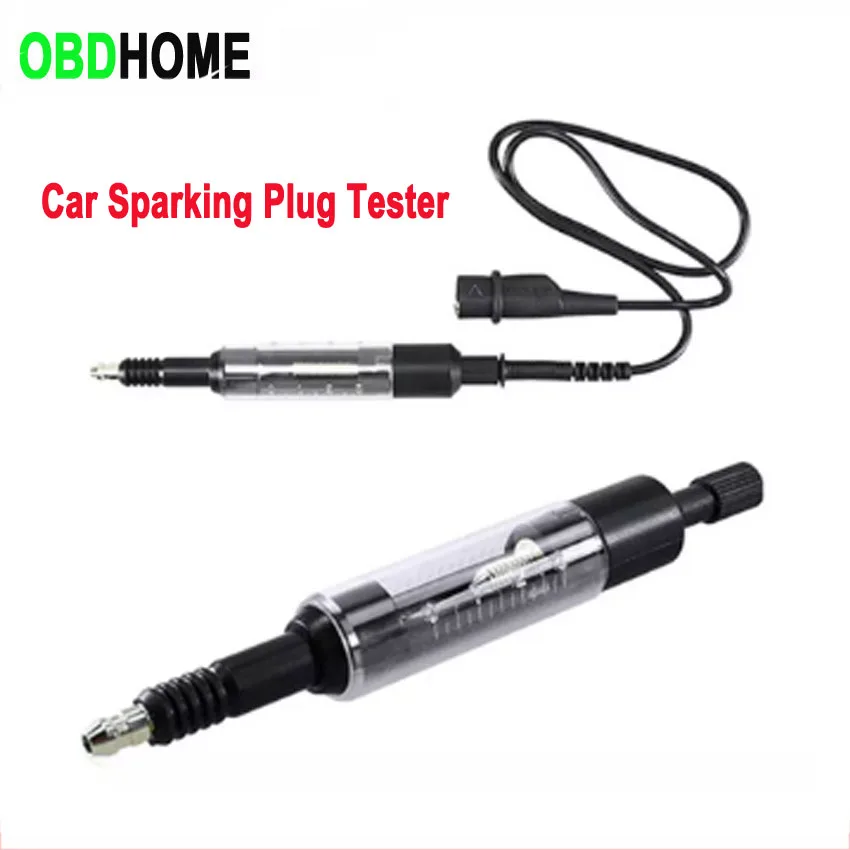 Car High Voltage Detector Sparking Plug Checker Spark Plug Tester Ignition System Coil Engine In Line Car Diagnostic Repair Tool spark plug tester