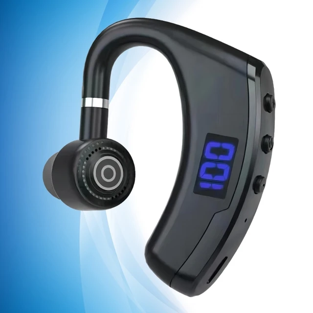 V9 Headset Wireless Digital Display Headphone for Business Noise Reductions Bluetoothcompatible5.0 with Microphone 2