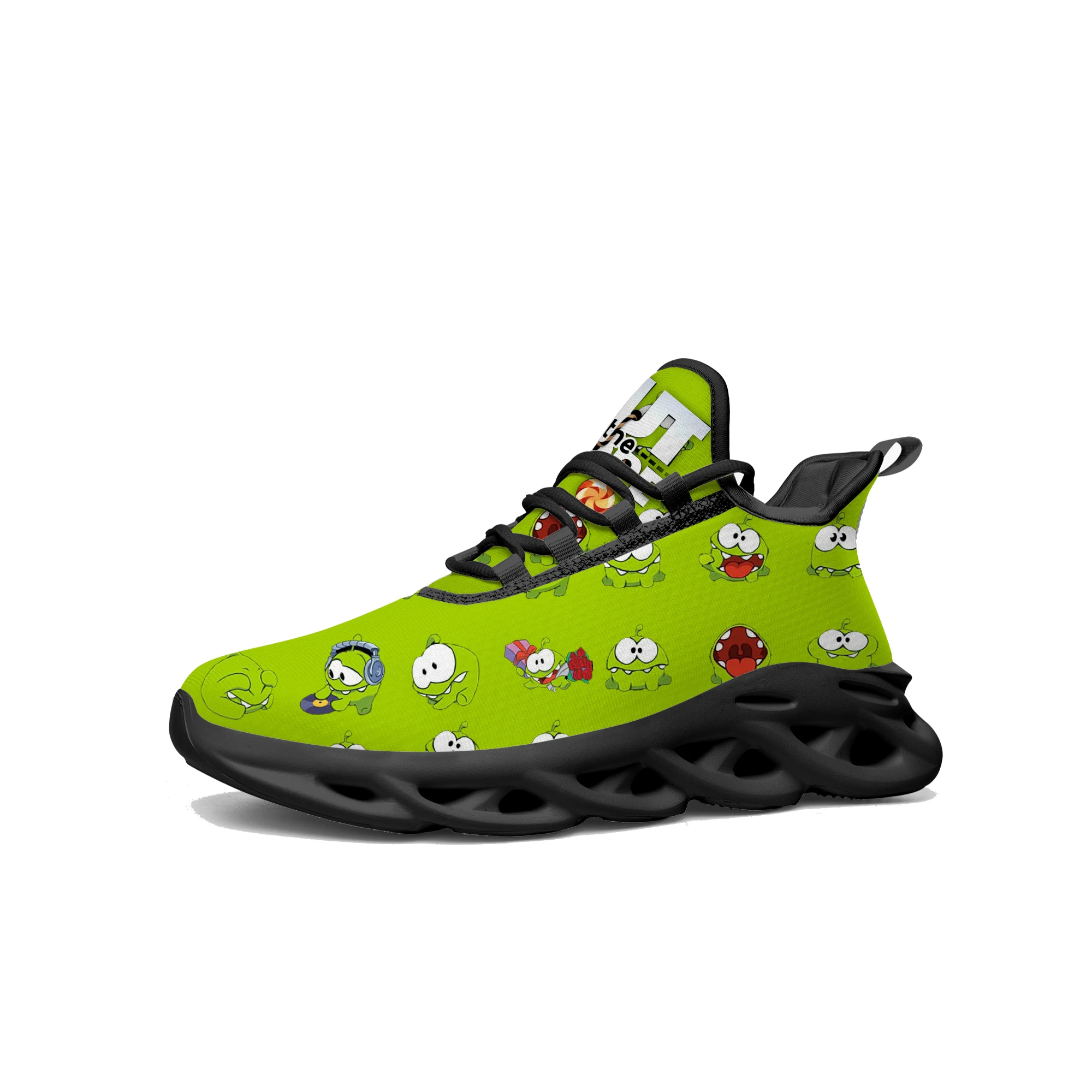 

Cut The Rope Custom Flats Sneakers Cartoon Game Mens Womens Teenager Sports Running Shoes High Quality Tailor Made Lace Up Shoes