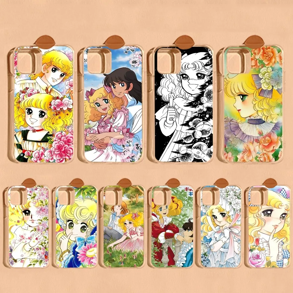 

Anime Manga Candy Phone Case For iPhone 14 13 12 Mini 11 Pro XS Max X XR SE 6 7 8 Plus Soft Silicone Cover