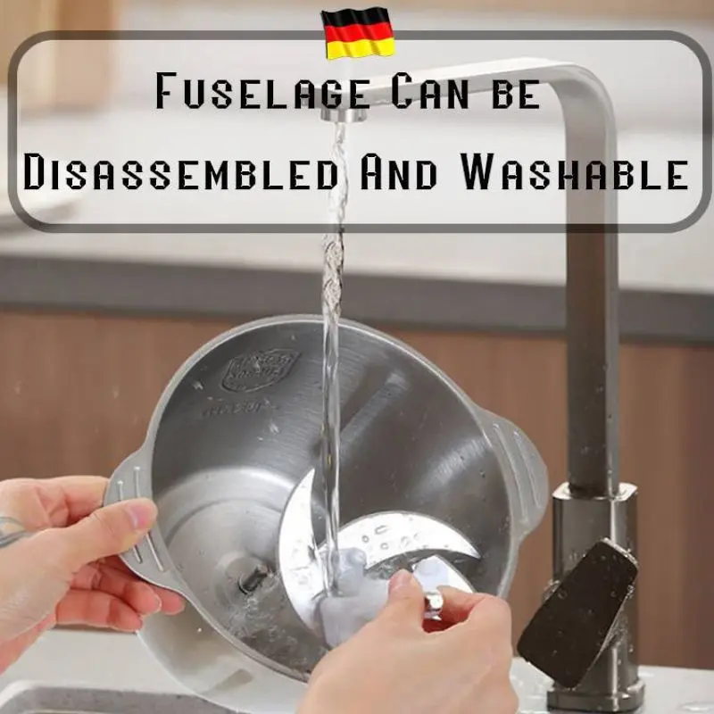 Multifunctional Electric Meat Grinder Chopper Stainless Steel Kitchen Machines Vegetable Crusher Slicer Machine Household Mixer meat grinder