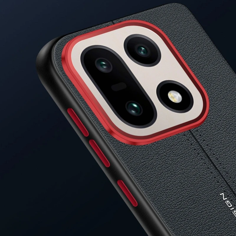 Premium Business PU Leather Case with Soft TPU Edge - Ultra-Thin Protection