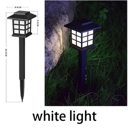 Solar LED Pathway Lights - Waterproof Outdoor Garden and Patio Decoration - 10PCS (White Light)