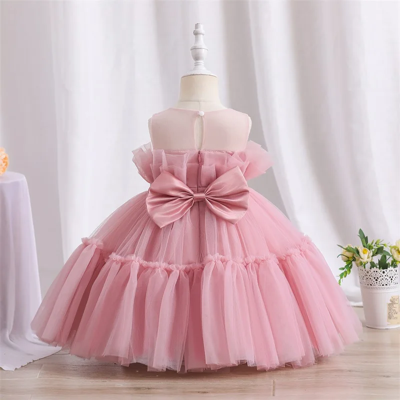 Baby Girl Dress Newborn Dress For Girls Kids Wedding Party Dresses 1st Birthday Princess Bridesmaids Infant