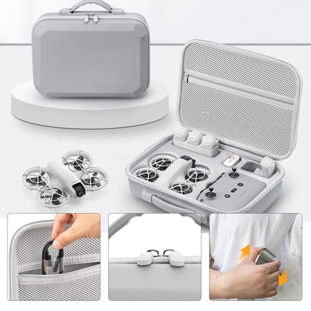 For DJI Neo Fly More Combo Storage Case Portable Hard Shell Box Handbag Safety Explosion-proof Bag Shooting Storage Bag drone accessories drone storage bag drone storage case