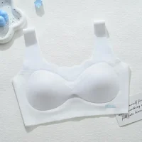 2pcs Girls' Training Bras Modal First Bras For Growing Girls Teen Soft Thin Lingerie Breathable Underwear Sport Girls 10-16Y 2