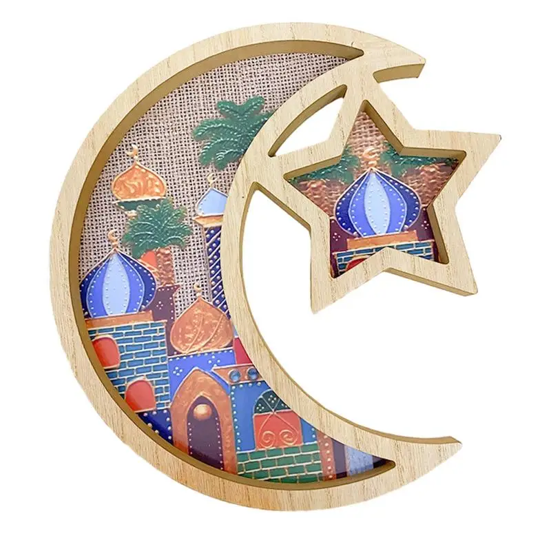

Home Cake Display Tray Table Decoration Party Supplies Wooden Star Moon Dinner Plate And Cake Snack Tray decor Food Holders