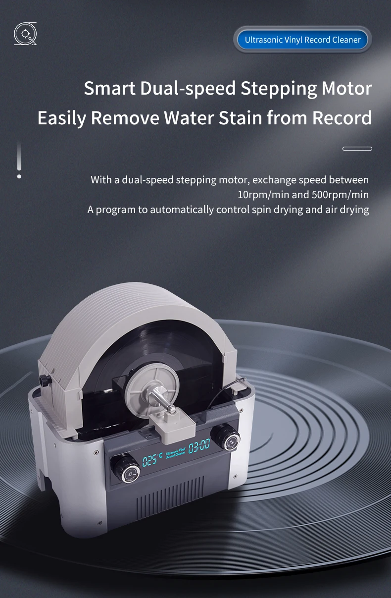 CS6.1 pro Vinyl Record Cleaner for Professional Business 7' 10' 12' LP Vinyl Rec