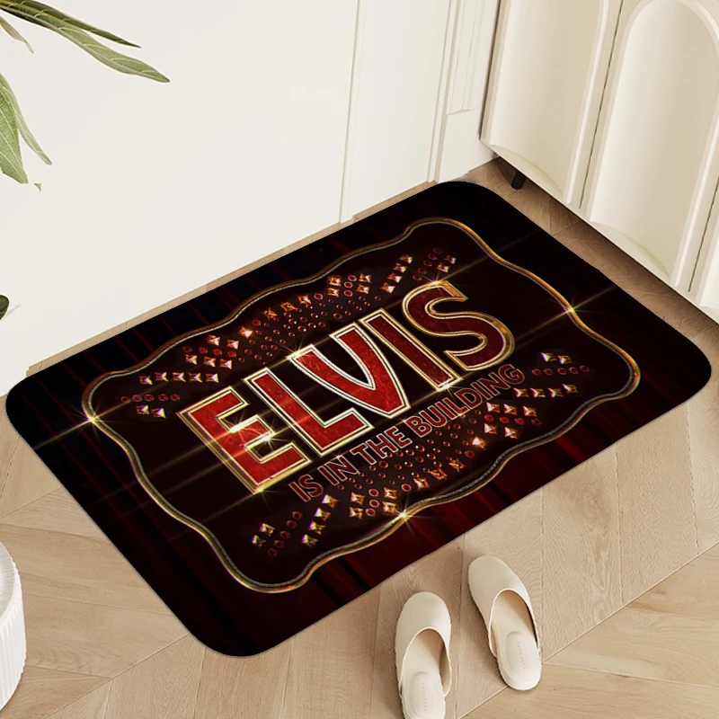 

Carpet for Bedroom Elvis Washable Non-slip Kitchen Living Room Bathroom Rug Doormat Entrance Door Entryway Hallway Foot Mat