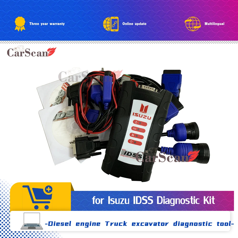 

for Isuzu IDSS Diagnostic Kit G-IDSS E-IDSS for Isuzu adapter Excavator Truck Diagnostic Scanner tool