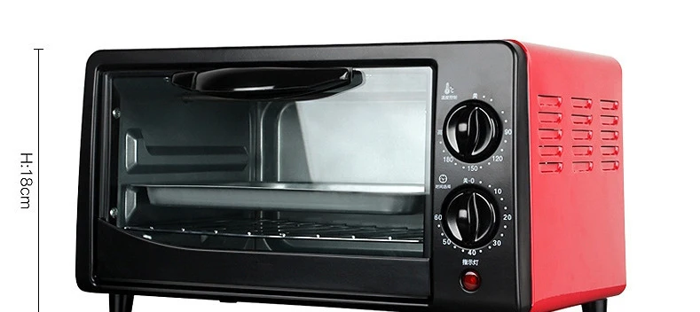 Description Picture 3 of item12L Timing Electric Oven With Grill Cooker Household Baking Machine Temperature Control Breakfast Machine Cake Baking EU Plug