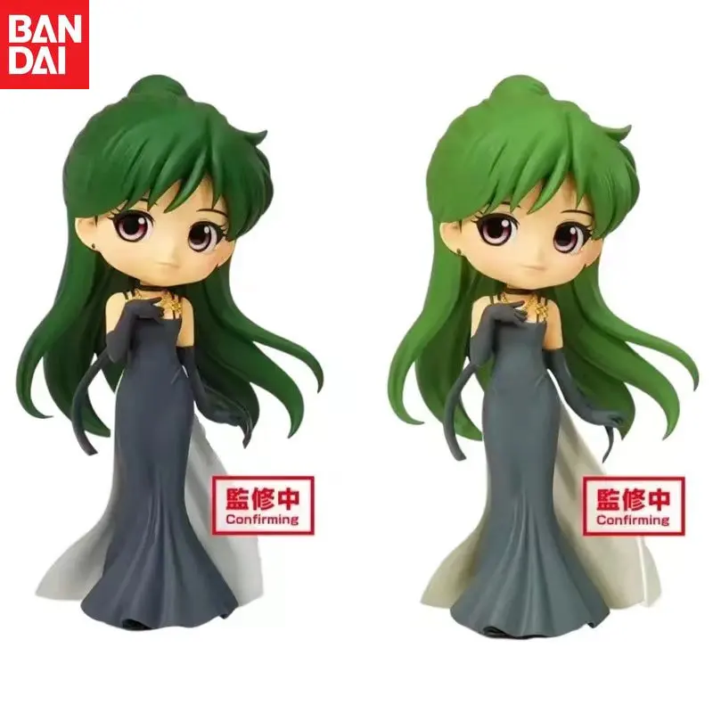 

In Stock Bandai Original Qposket Sailor Moon ANIME Meiou Setsuna Dress Style Meiou Setsuna Action Figure Model Children's Gifts