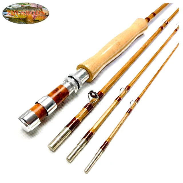 3 Vintage Split Bamboo Fly Fishing Rods