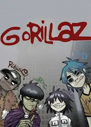 G - Gorillaz Virtual Rock Band Singer Canvas Art Poster - Music Album Cover Wall Decor - 40x60cm Unframed (5)