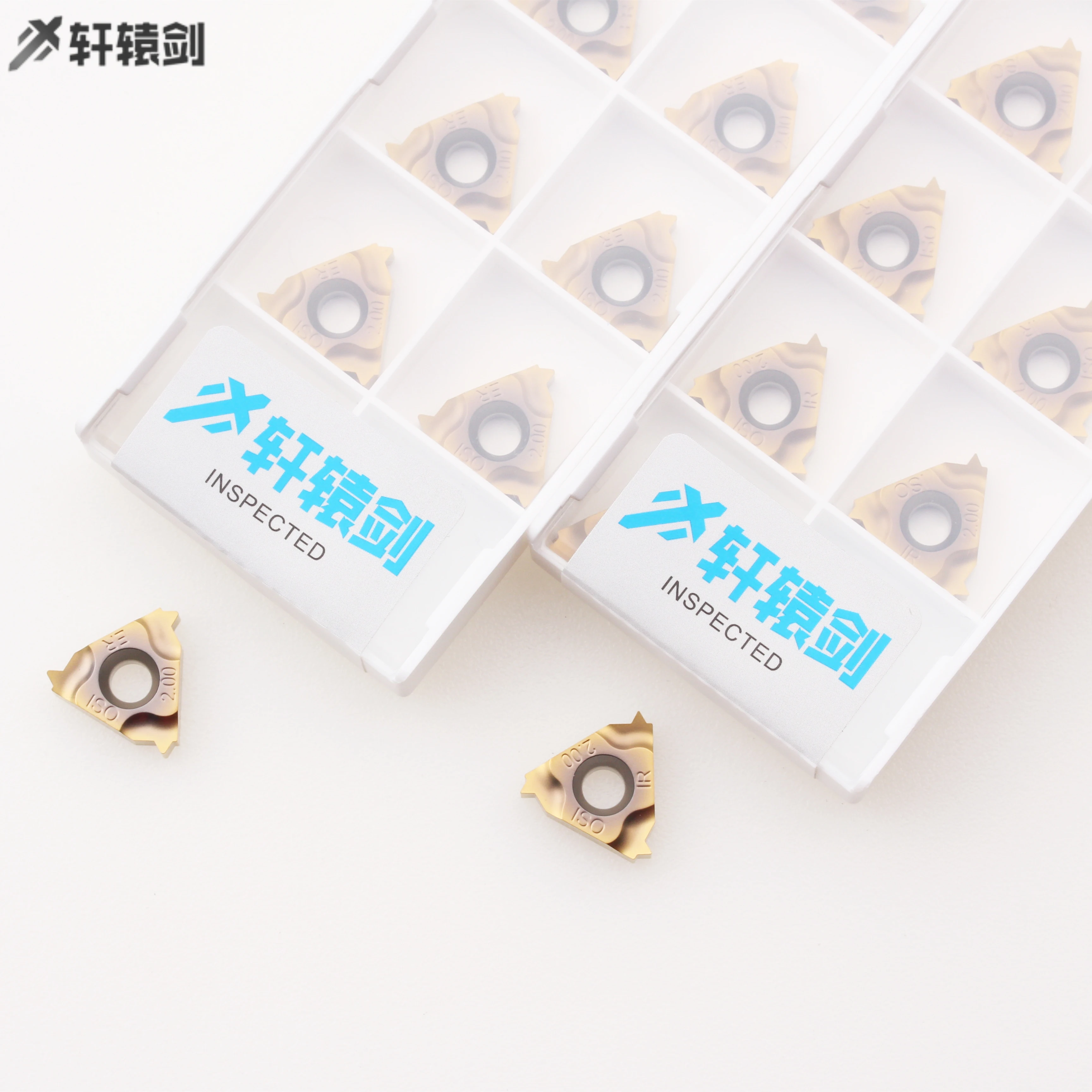 

10PCS Carbide Thread Insert 16ER 16IR 1.5ISO 2.0ISO XMZ25 Threading Carbide Inserts CNC Lathe Cutting CNC Lather Cutter Tool