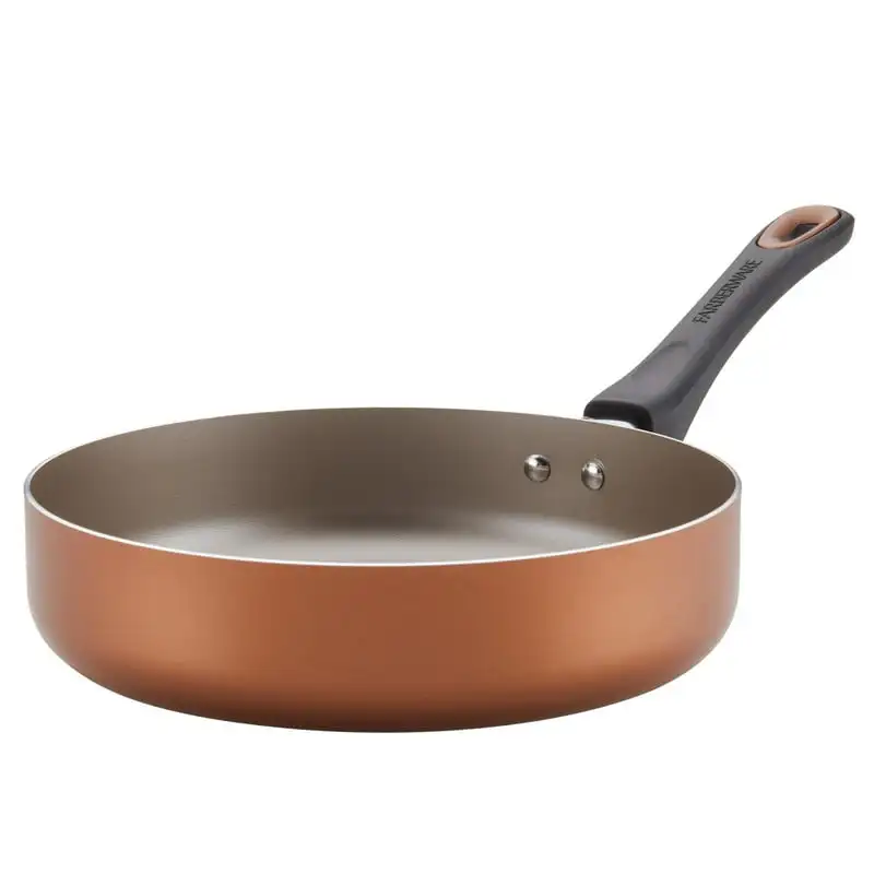 

Performance Nonstick Deep Frying Pan/Fry Pan, Copper