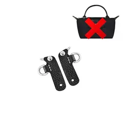 Premium Leather Crossbody Bag Strap - Adjustable Shoulder Accessory (Black Buckles Only)