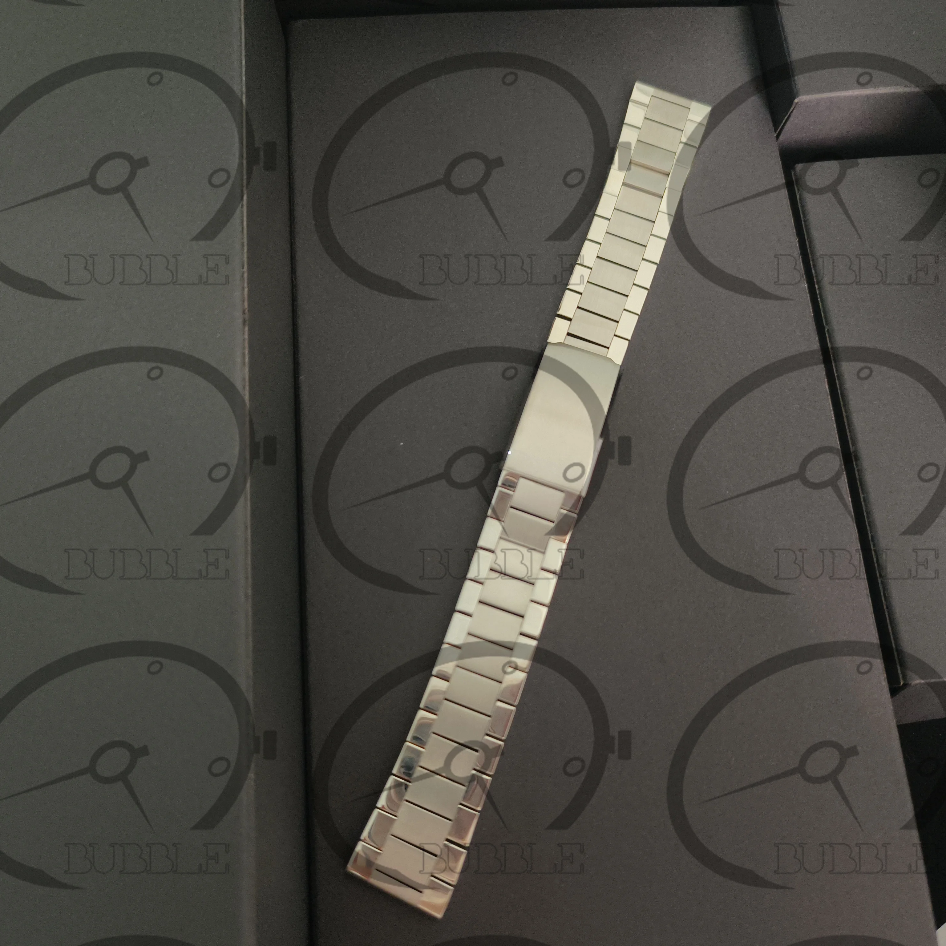 Flat Link 20Mm Oyster Vintage Style Bracciale Cinturino In Acciaio Inossidabile Adatto Per Seiko Tissot Casio Omega Timex Orologio Universale