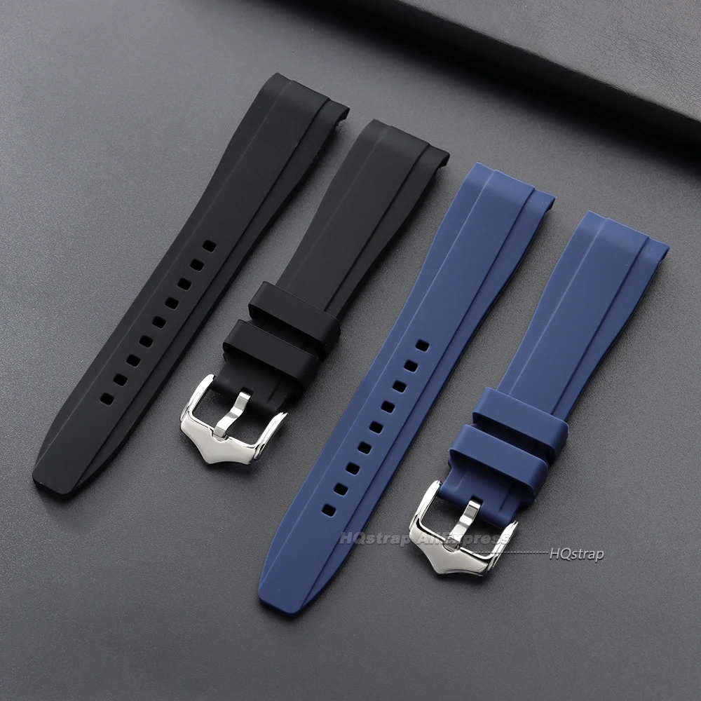 Deluxe Curved Silicone Strap - High-Quality Waterproof Replacement Band