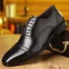 Big Size New Designer Brogue Shoes for Men Spring Autumn Fashion Casual Leather Shoes Carved British Dress Men's Shoe 1
