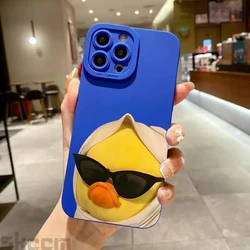 Charming Duck Design Fashionable TPU Phone Case Cover - Galaxy S20 FE (Klein blue - YYDSM1267)