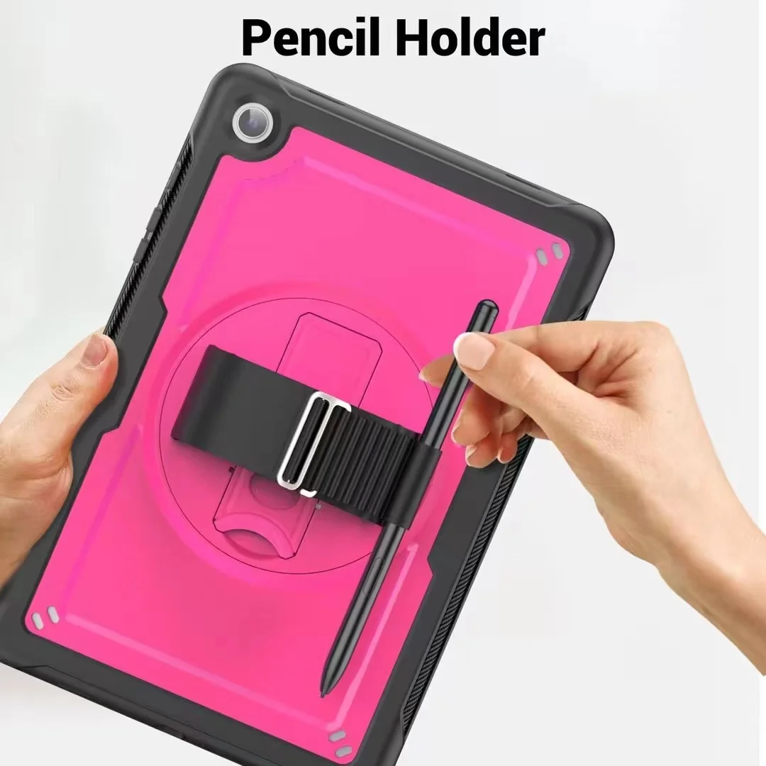 Ultimate Rugged Armor Case with 360° Swivel Stand for 11-inch Tablets - 2023 Edition