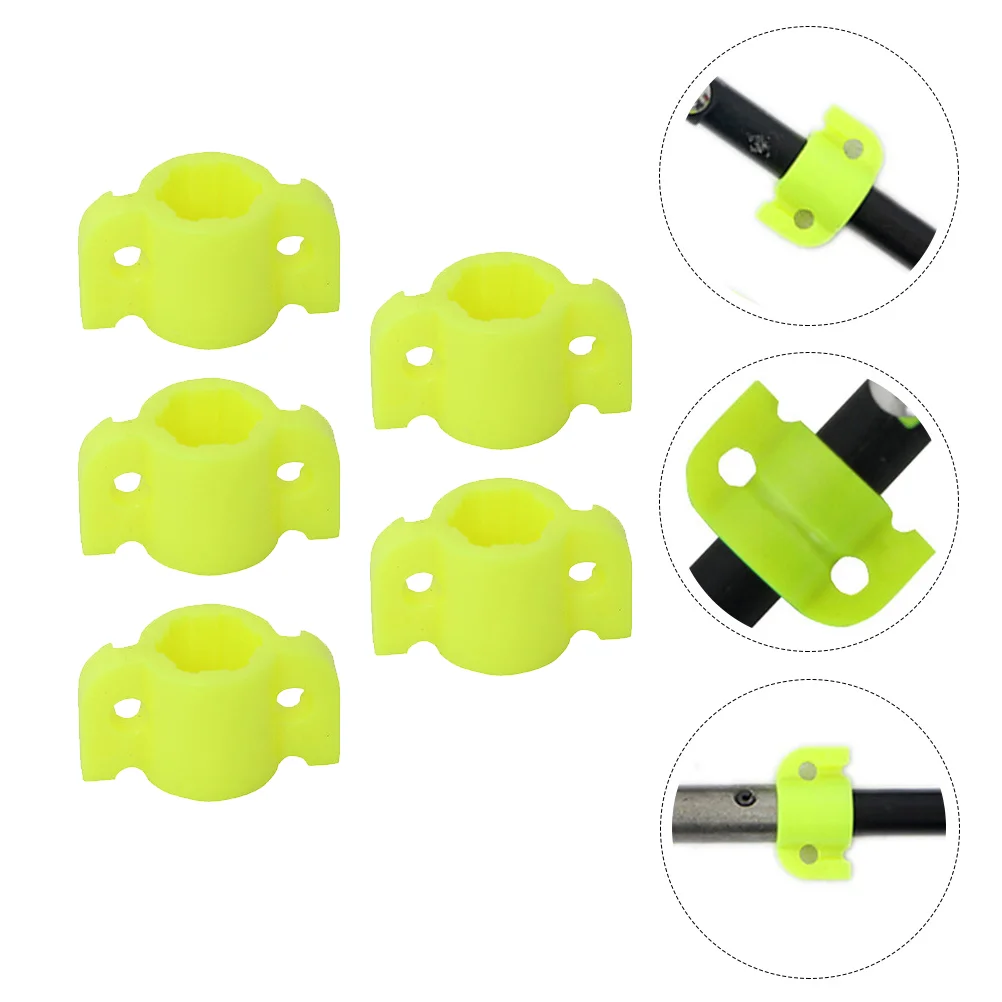 

5 Pcs 8mm Fishing Arrow Slide Safety Fittings Bow Fishings Sliders Accessories Small Part Sliding Block Plastic