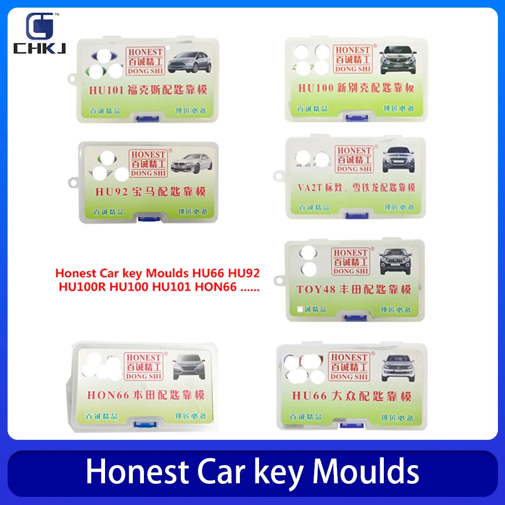 

CHKJ 100% Original Honest Car key Moulds HU66 HU92 HU100 HU101 HON66 for key moulding Car Key Profile Modeling Locksmith Tools