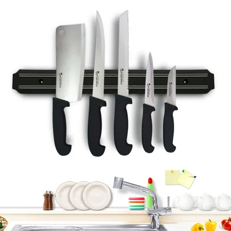 Stainless Steel Magnetic Knife Block Wall Mount Holder