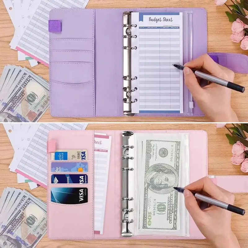 

Money Saving Challenge Book Easy And Fun Way A6 Savings Challenges Binder Creative Money Budget Organizer With Stickers &expense