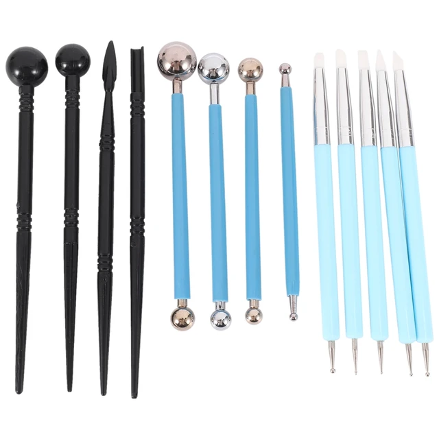 Polymer Clay Tools Modeling Clay Sculpting Tools Dotting Pen Silicone Tips  Ball Stylus Pottery Ceramic Clay Indentation Tools - Price history & Review, AliExpress Seller - West-Times Decor Store