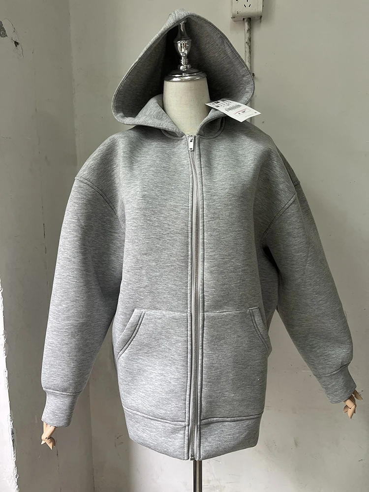【最終お値下げ】Open YY ZIPUP JACKET GRAY ハンソヒ APPLIQUÉ ZIPUP JACKET, GRAY