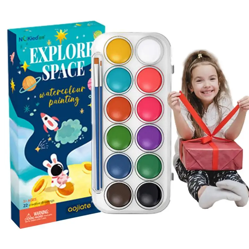 Water Color Paint Sets For Kids Early Education Toy Magical Book Water Drawing Montessori Toy Reusable Coloring Drawing Kit montessori reusable magic water drawing book coloring doodle pen magic water picture drawing book cognition early education toys