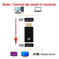 4K DP to HDMI-compatible Converter Displayport to 1080P HDTV Computer Monitor Audio Video Adapter - Image 2
