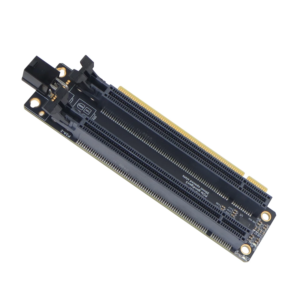Pcie-e 4.0x16 1から2拡張カード,4分割カード,x16からx8x8,溝,4