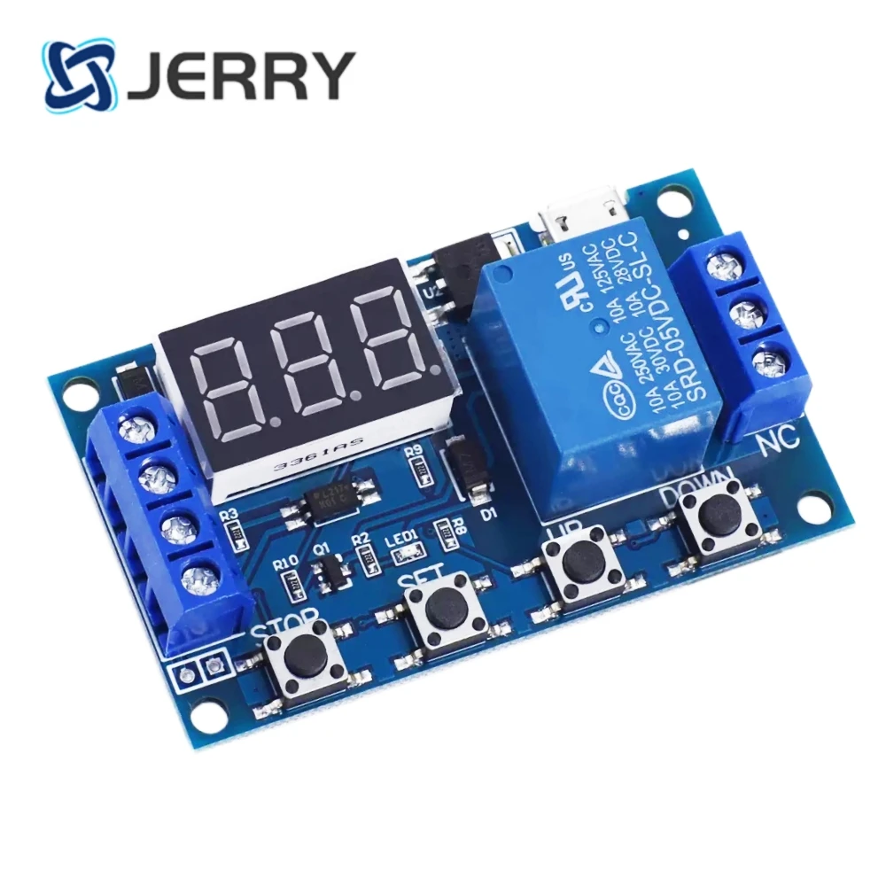 6 30V Relay Module Switch Trigger Time Delay Circuit Timer Cycle 6-30v-relay-module-switch-trigger-time-delay-circuit-timer-cycle