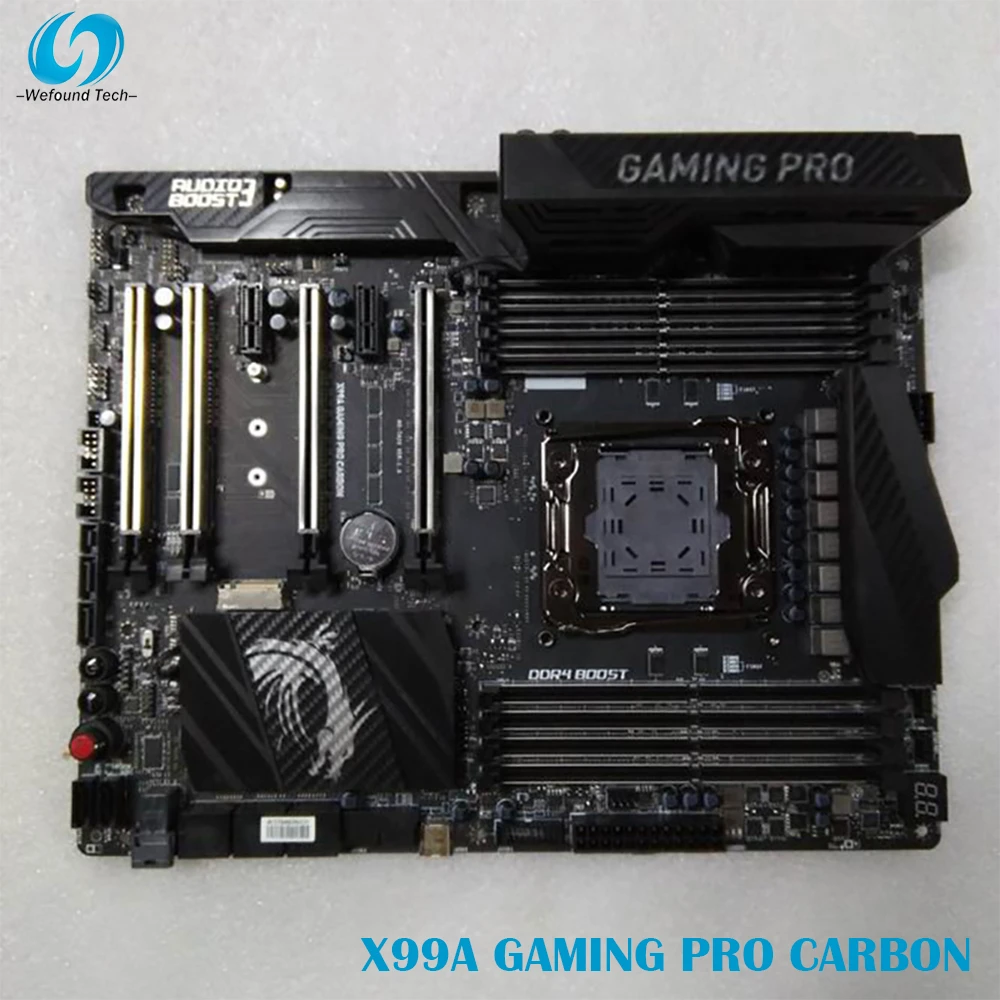 X99A GAMING PRO CARBON For Msi Desktop Gaming Motherboard LGA2011 3 128GB  DDR4 ATX Tested Fast Ship| | - AliExpress