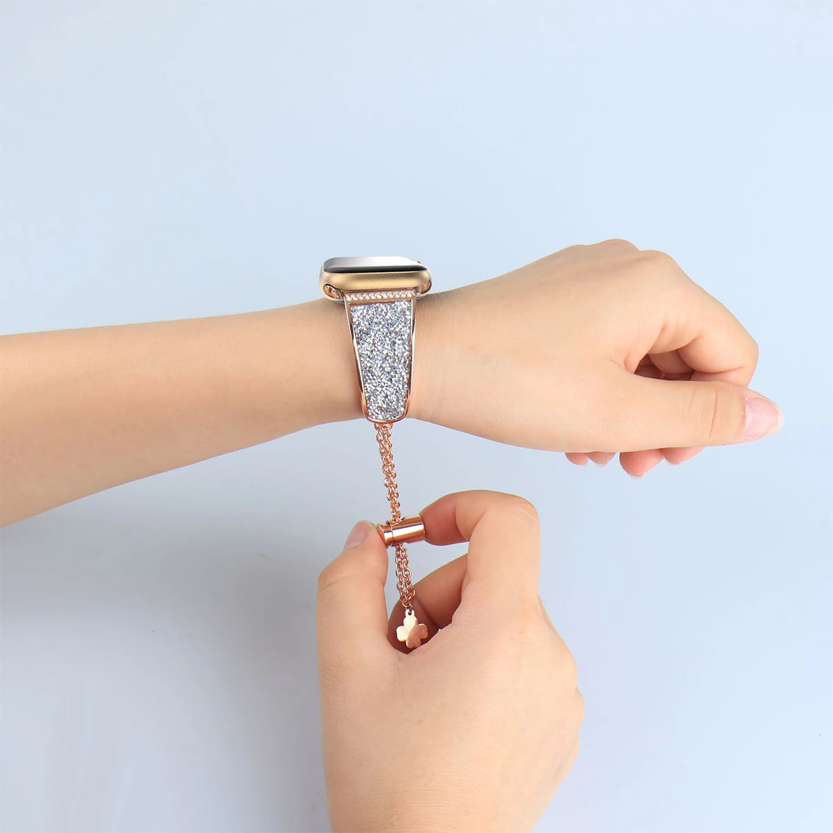 Women's Fashion Stainless Steel Watch Band Strap