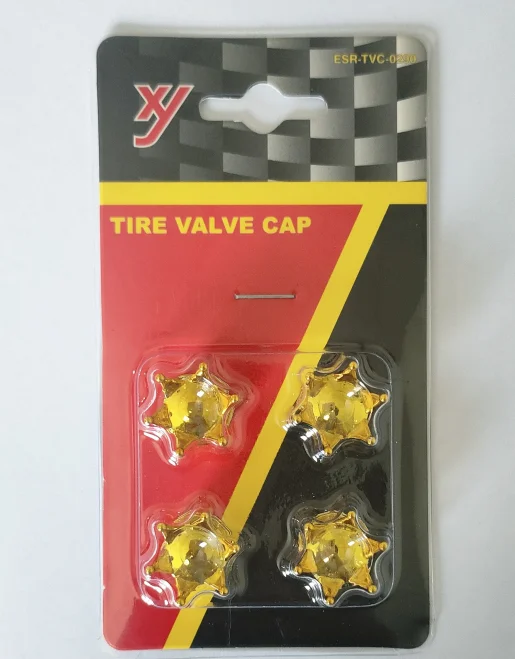 4 PCS Universal Crown Car Wheel Tire Valve Caps Tyre Rim Stem Covers Airdust Waterproof tire valve caps tire valve cap tire stem cover for Car Motorcycle Bling Accessories