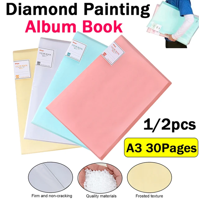 Diamond Painting Storage Album Information Book Storage Bag A3 L 30 Pages