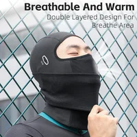 WEST BIKING Warm Cycling Headgear Winter Windproof Full Face Mask High Elastic Breathable Balaclava Hat Men Women Cycling Cap 2