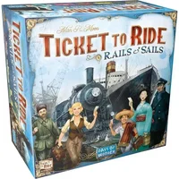 Ticket to Ride Rails & Sails Board Game English Family Multiplayer Friends Party Play Cards Game Plot Collection Toys Gifts 1