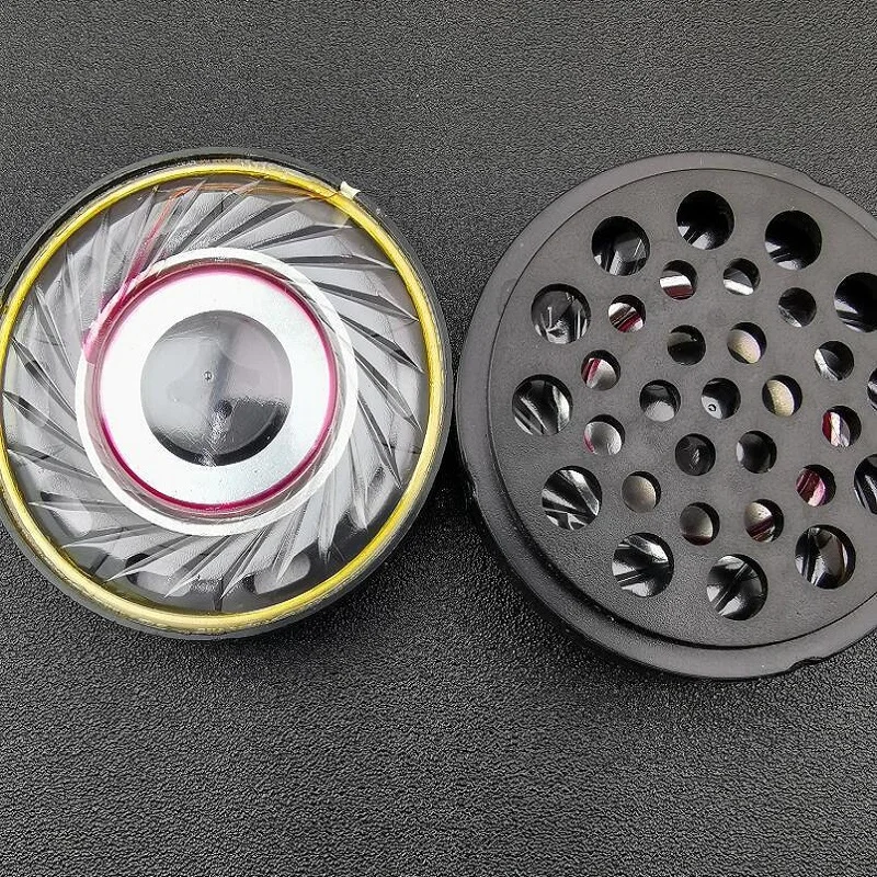 50mm Portable Headset Driver 40ohm Hifi Headphone Speaker Unit For V-moda Repair Parts With Mesh Cover Good Quality On Sale 2pcs