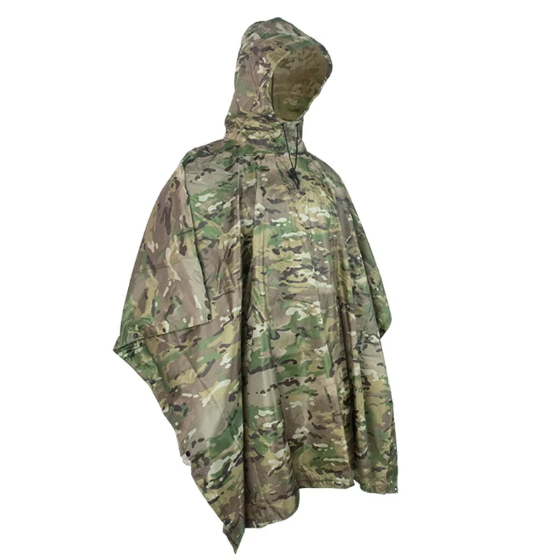 Poncho Militare All'Aperto Army War Tactical Waterproof Tuta Da Caccia Birdwatching Ombrello Rain Gear Accessori Per La Casa